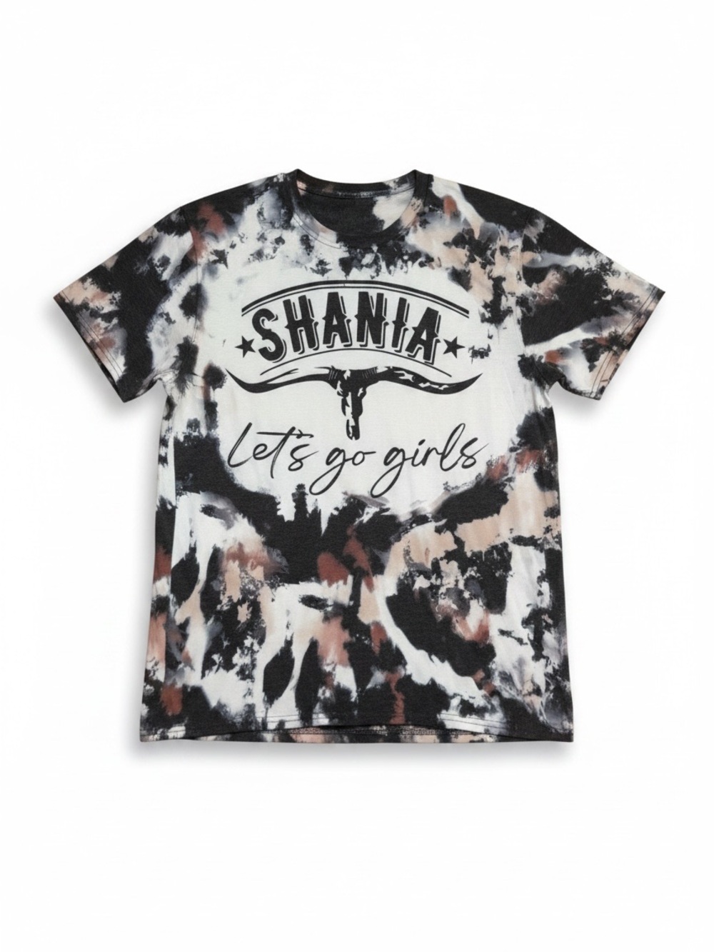 Shania Twain Let’s Go Girls Tie Dye Graphic T-Shirt Women’s Large Country Wester